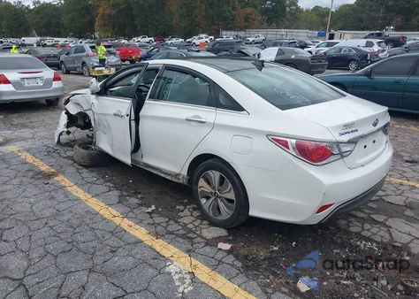 2013 Hyundai Sonata Hybrid Limited from USA, damaged, VIN KMHEC4A46DA068479